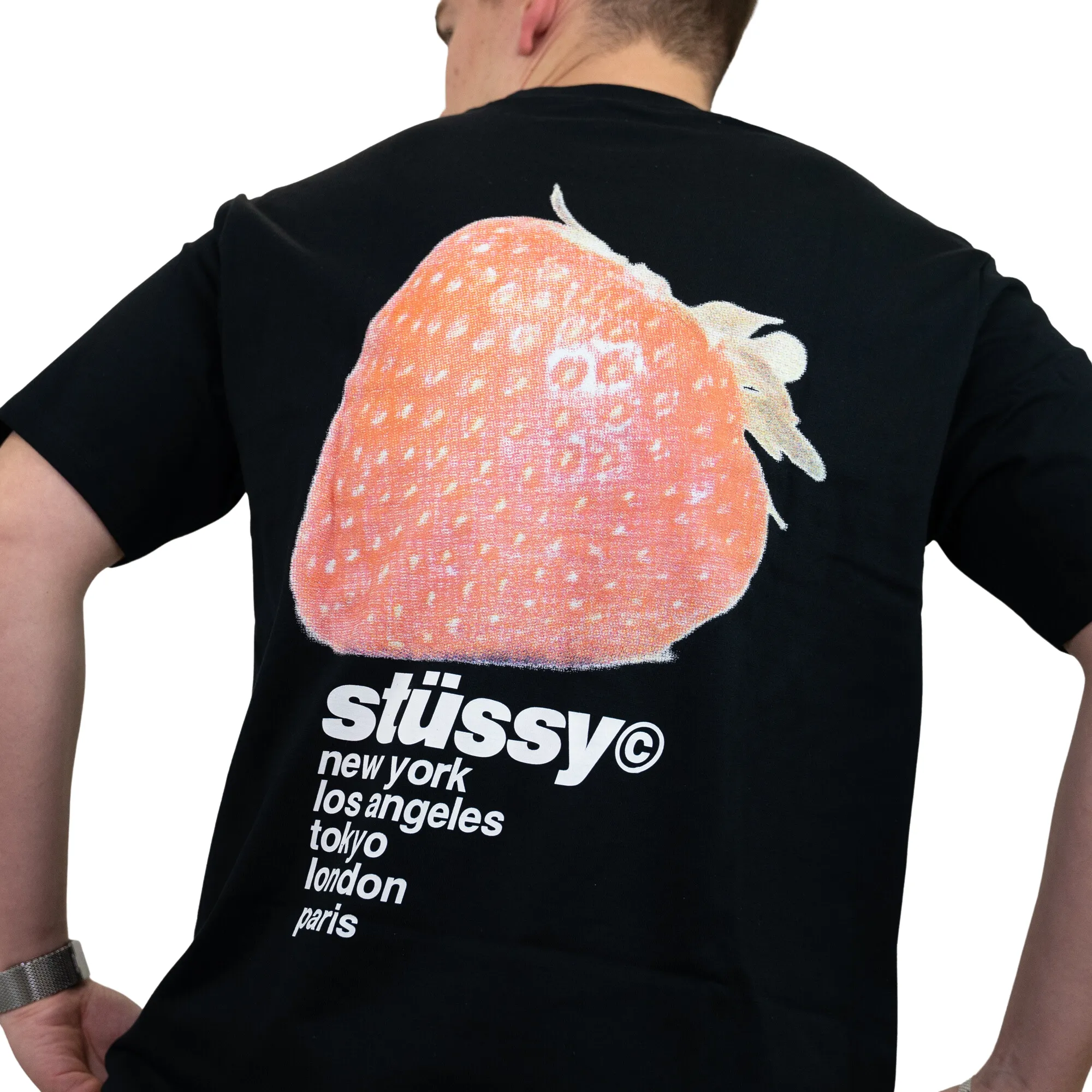 Stüssy Strawberry T-shirt Black