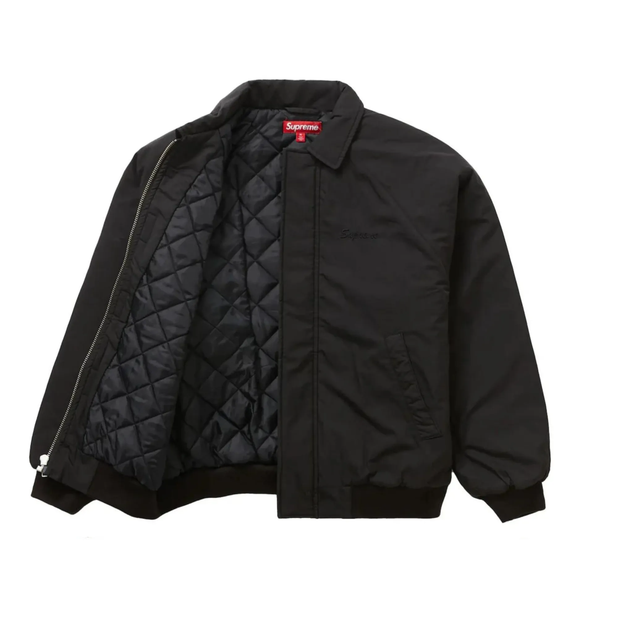 Supreme Peace Embroidered Work Jacket Black
