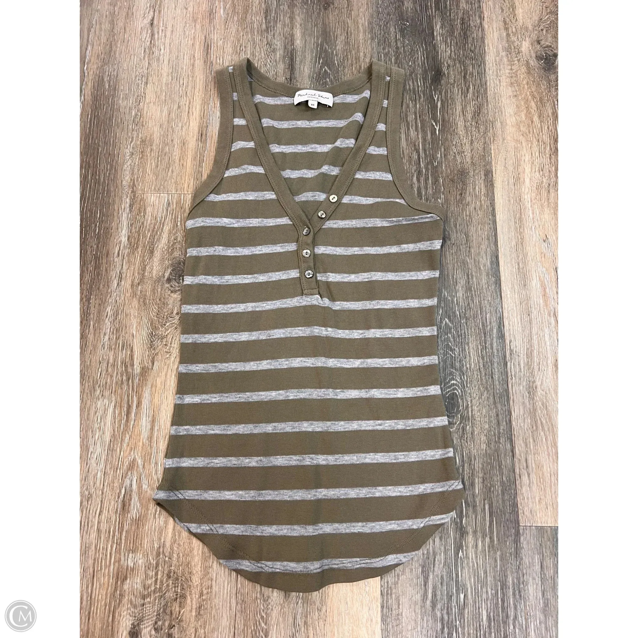 Tank Top By Michael Stars In Striped Pattern, Size: Xs