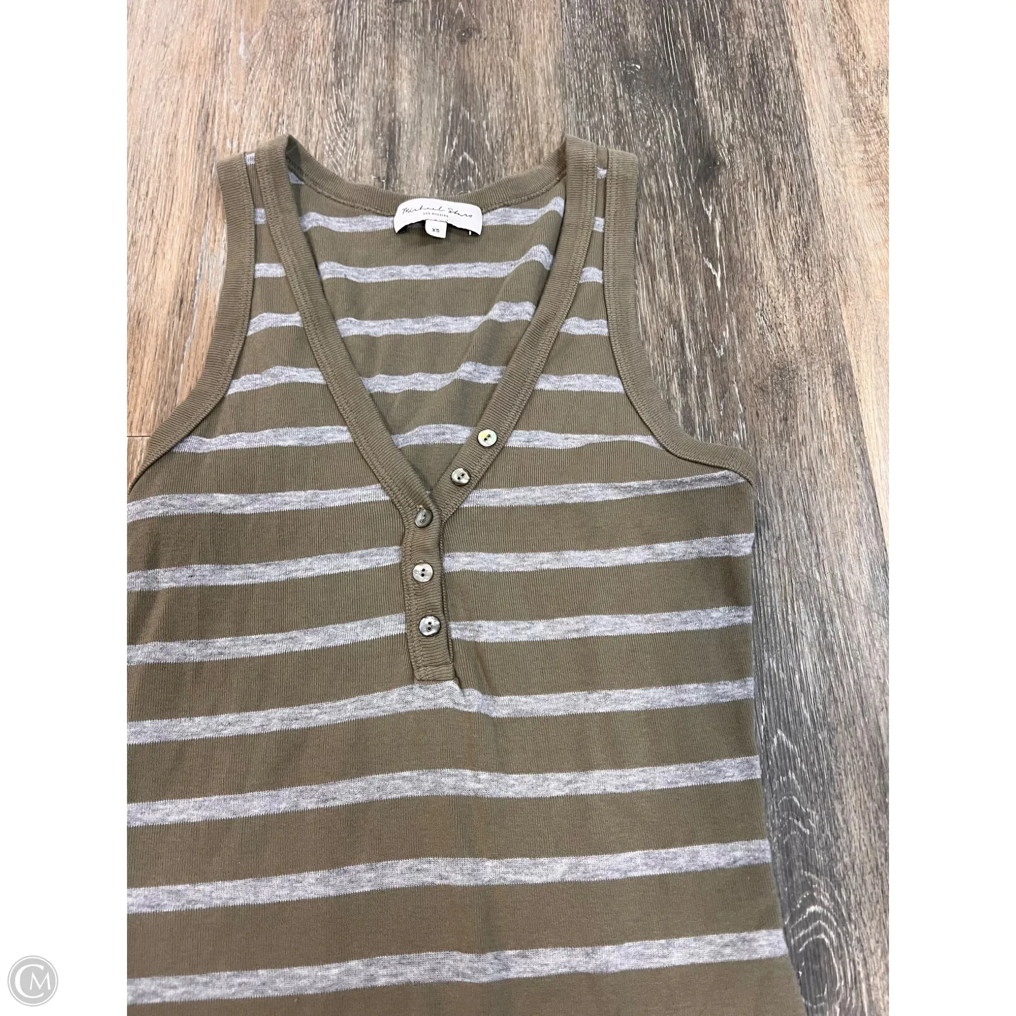 Tank Top By Michael Stars In Striped Pattern, Size: Xs