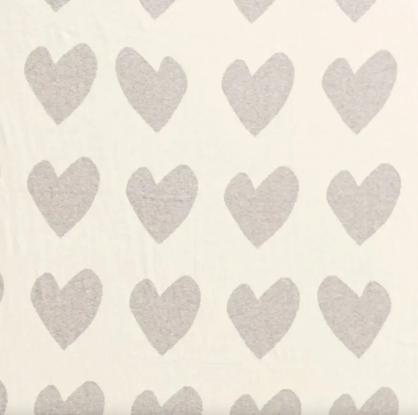 The Blanket Imperfect Heart Heather Grey