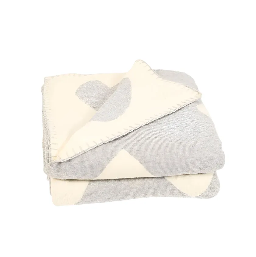 The Blanket Imperfect Heart Heather Grey