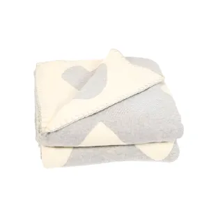 The Blanket Imperfect Heart Heather Grey