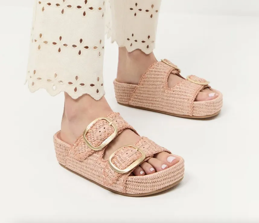 Theo Two Band Sandal Blush