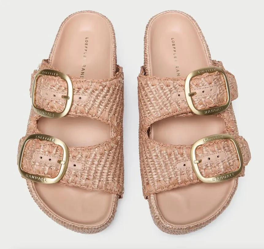 Theo Two Band Sandal Blush