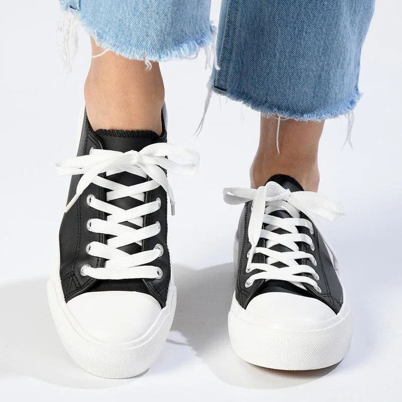 Tom Tom Lace Up Sneaker - Black