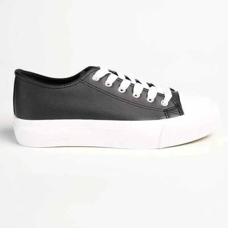 Tom Tom Lace Up Sneaker - Black