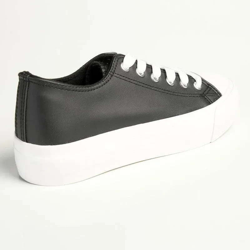 Tom Tom Lace Up Sneaker - Black