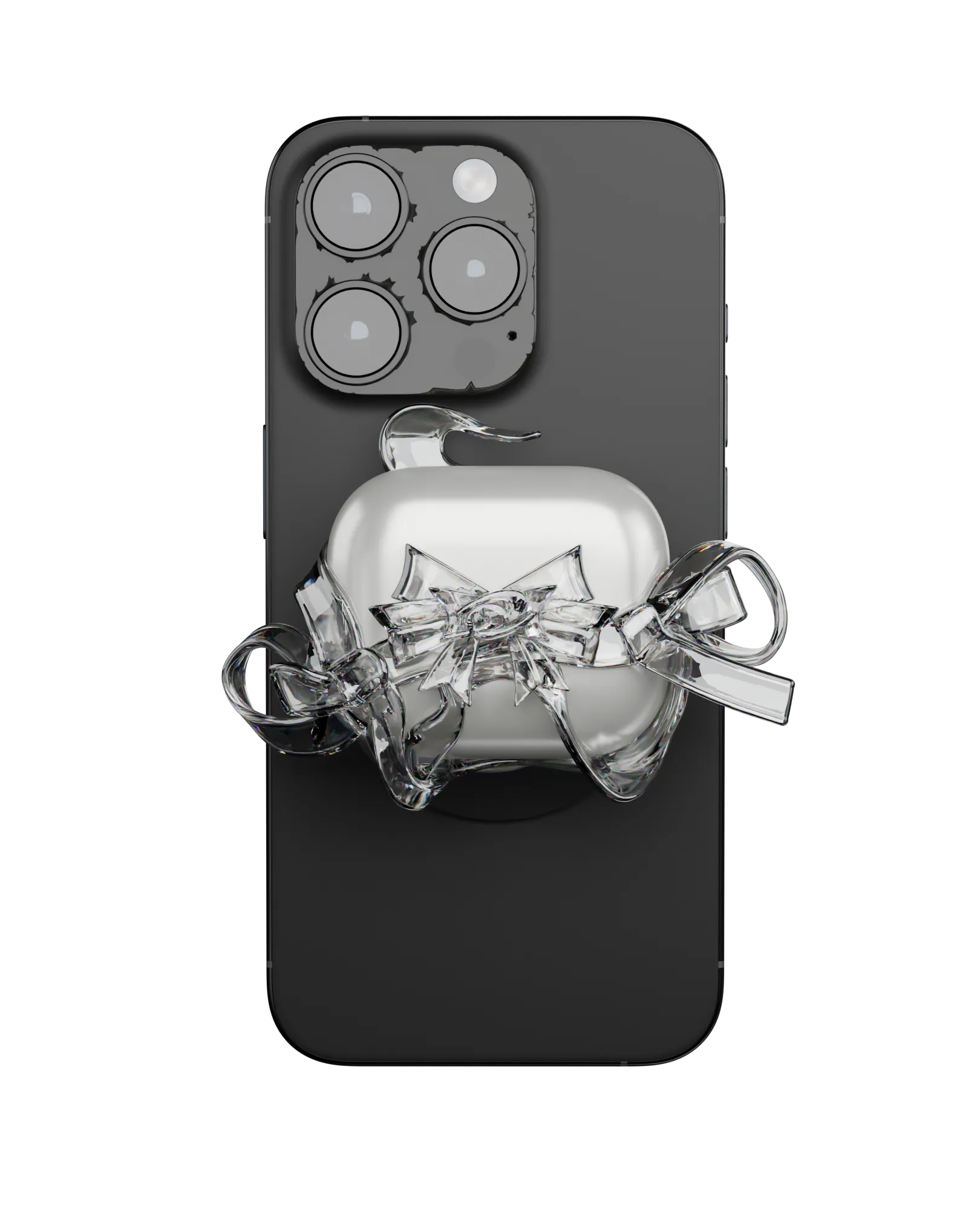 TORNADOSONG丨AirPods Phone Magnetic Case -Bow
