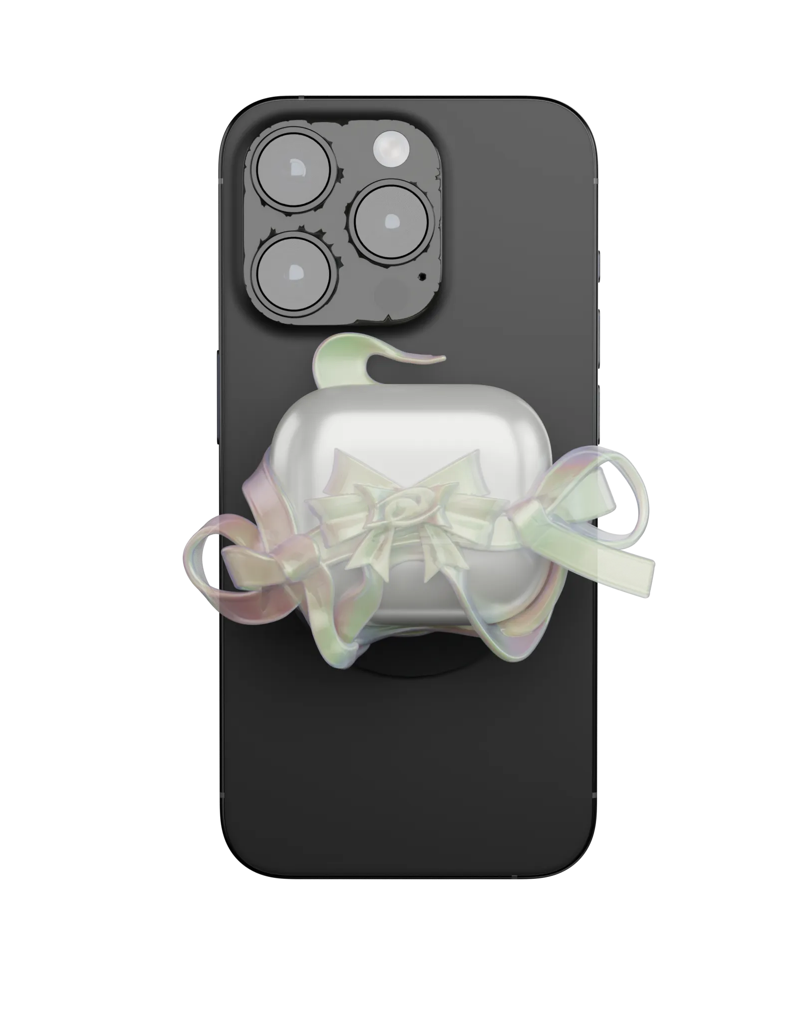 TORNADOSONG丨AirPods Phone Magnetic Case -Bow
