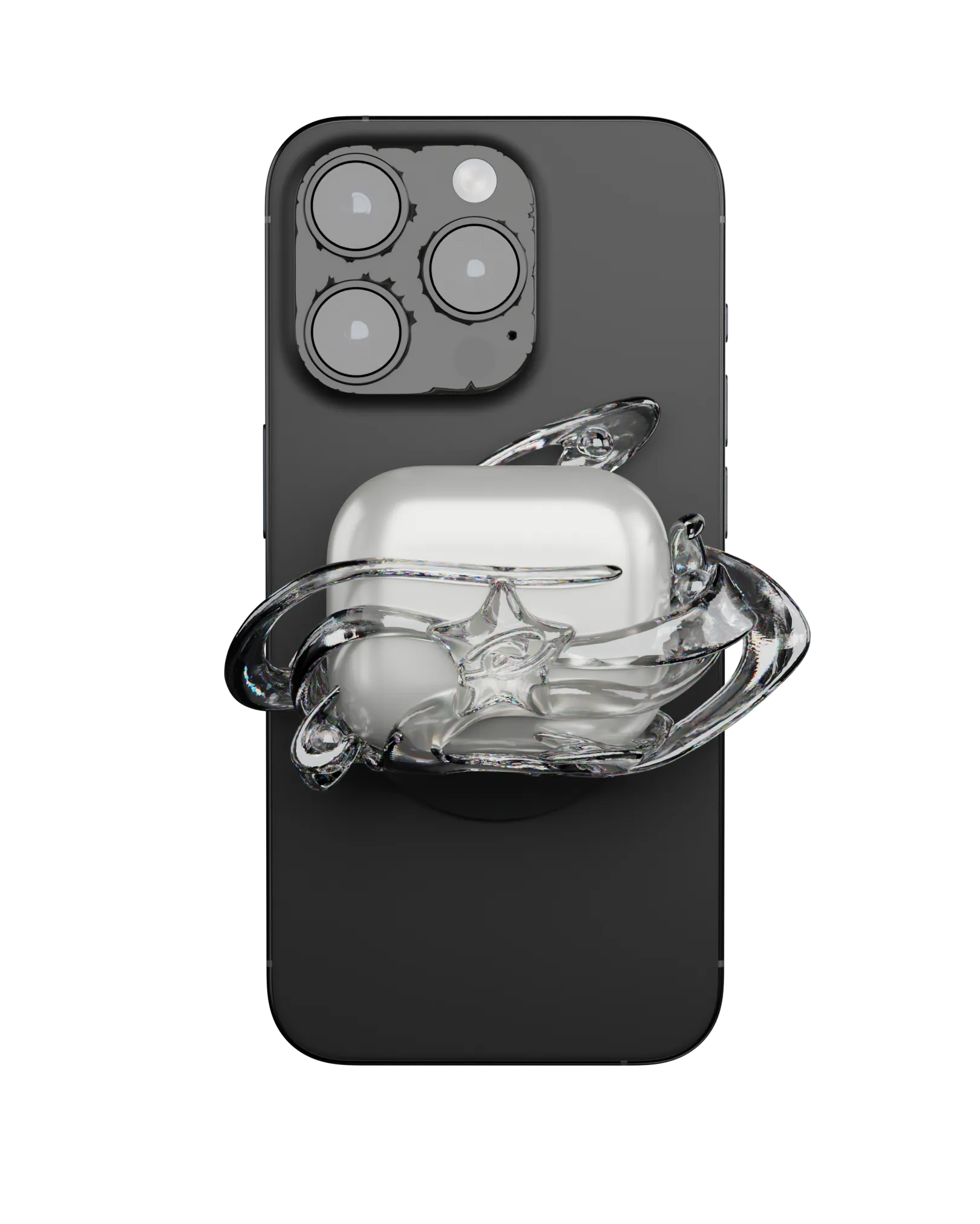 TORNADOSONG丨AirPods Phone Magnetic Case - Star