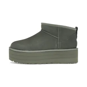 UGG Classic Ultra Mini Platform Boot Moss Green (W)