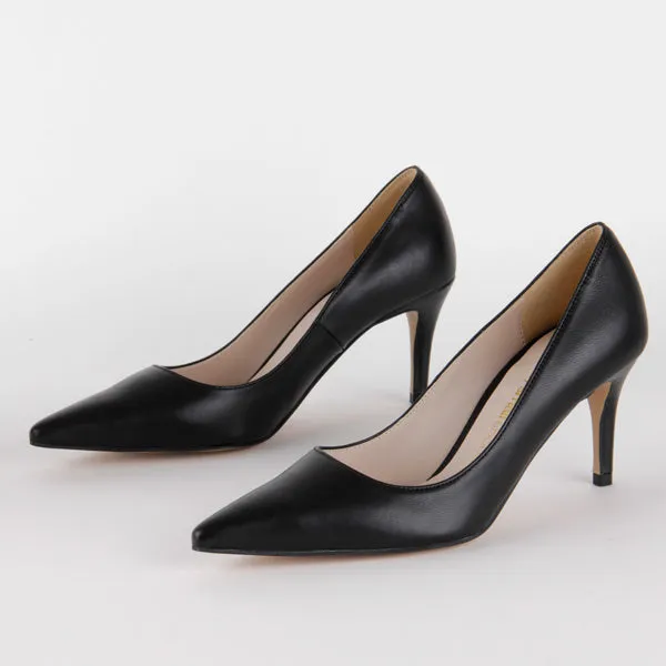 *UK size 1 - DUOMO - black, 5cm heels