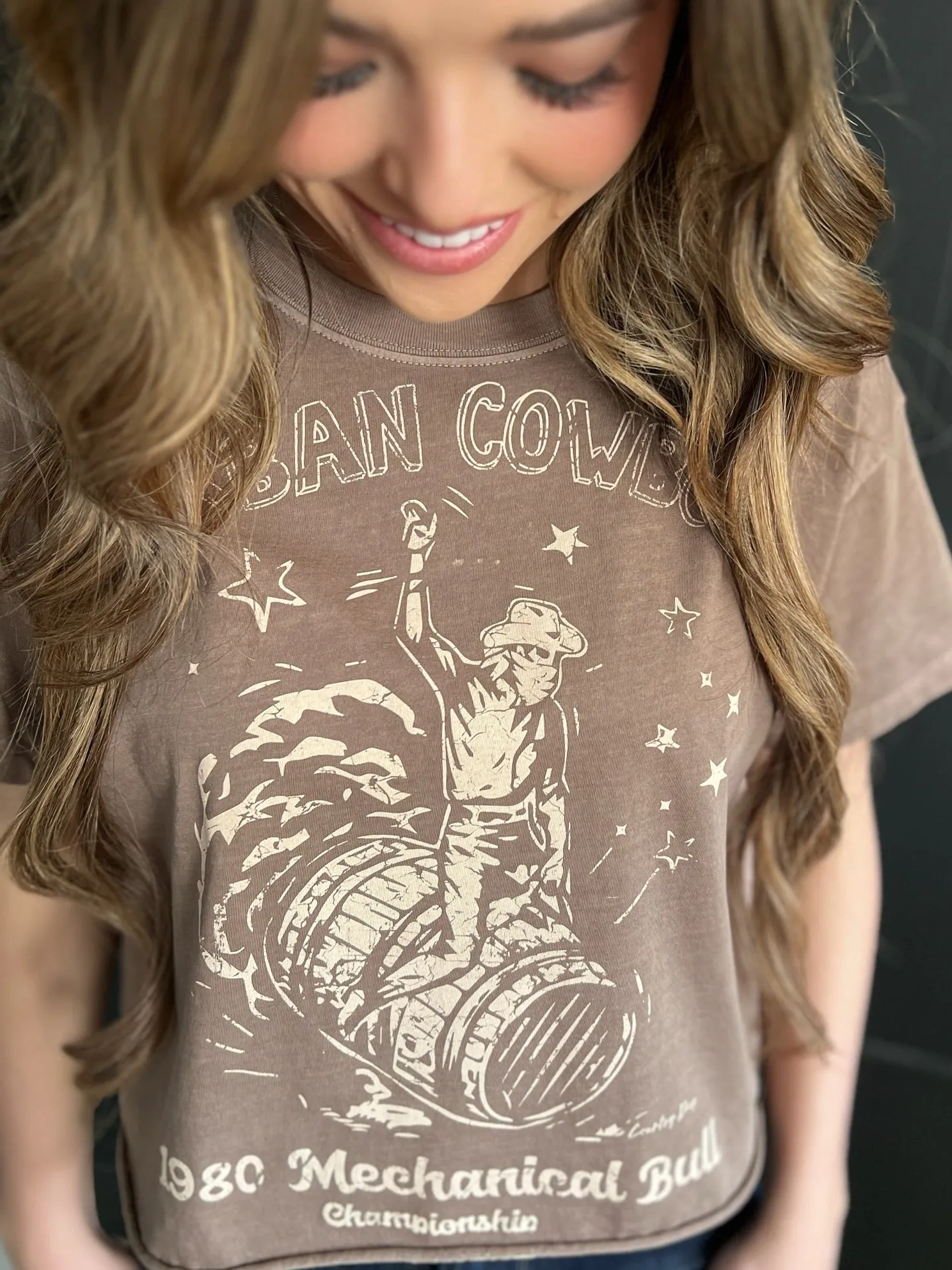 Urban Cowboy Crop Top T-Shirt