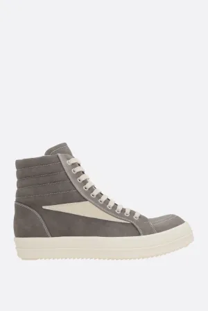 Vintage high-top sneakers in canvas