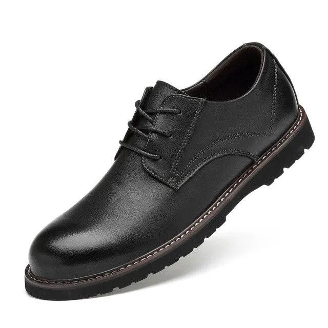 West Louis™ Business Men's Breathable Flat Oxford Shoes