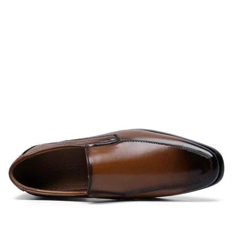 West Louis™ Fashion Leather Solid Suit Shoes