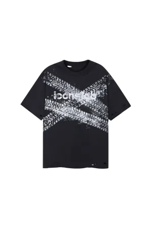 Wheel Gradient Destruction T-shirt