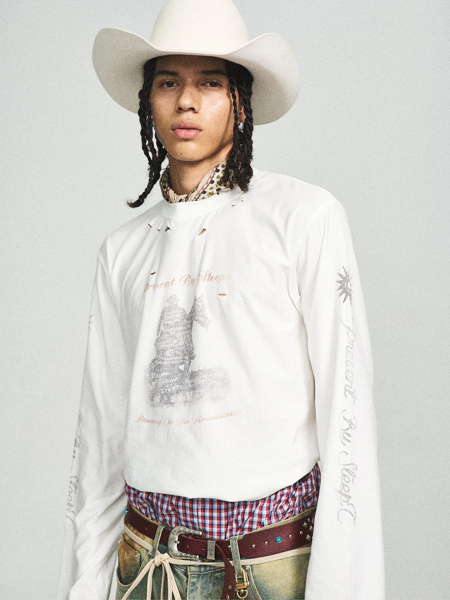 Wilderness Print Vintage Tee