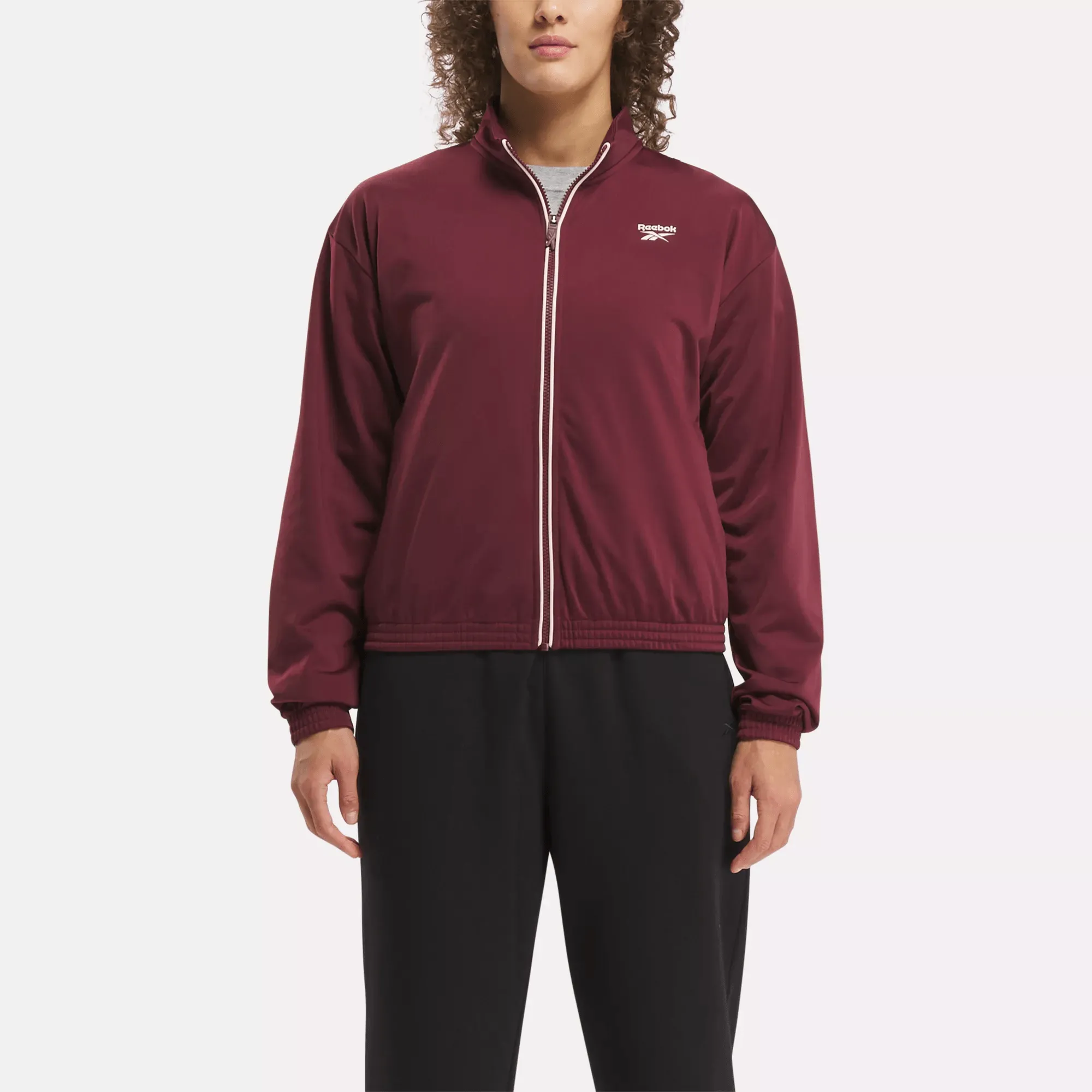Women's Reebok Identity Back Vector Tricot Track Jacket