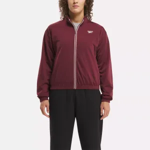 Women's Reebok Identity Back Vector Tricot Track Jacket