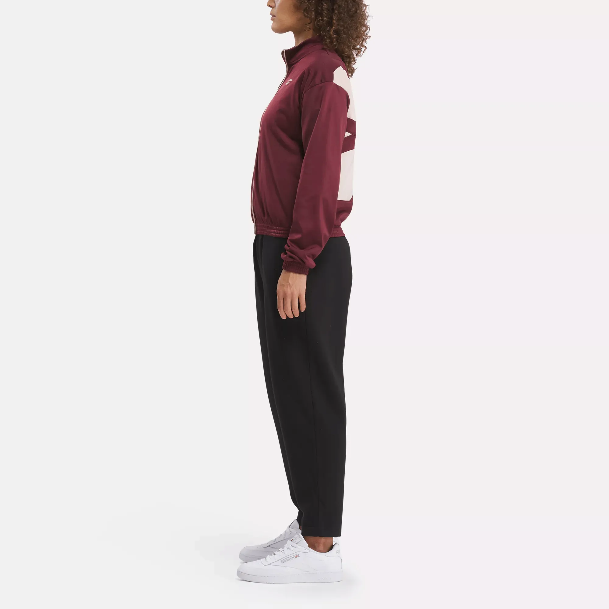 Women's Reebok Identity Back Vector Tricot Track Jacket