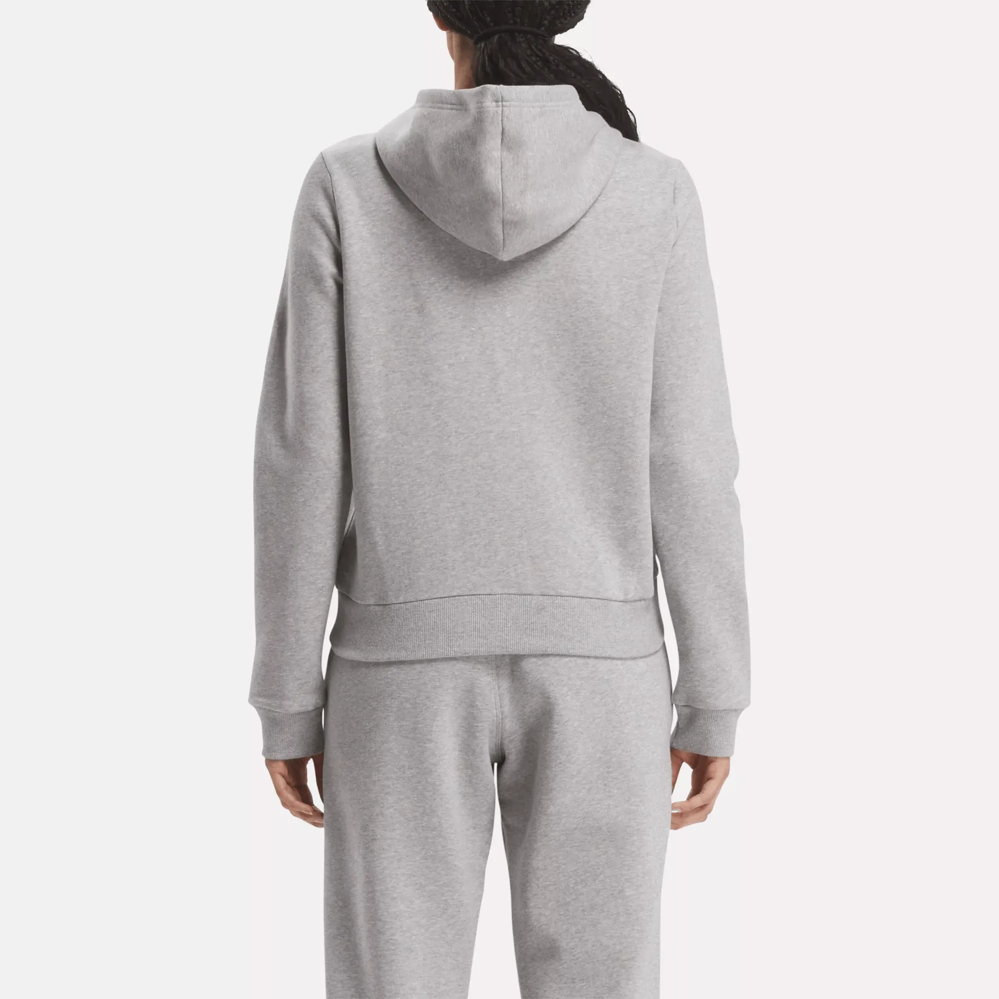 Women's Reebok Identity Small Logo Fleece Full-Zip Hoodie