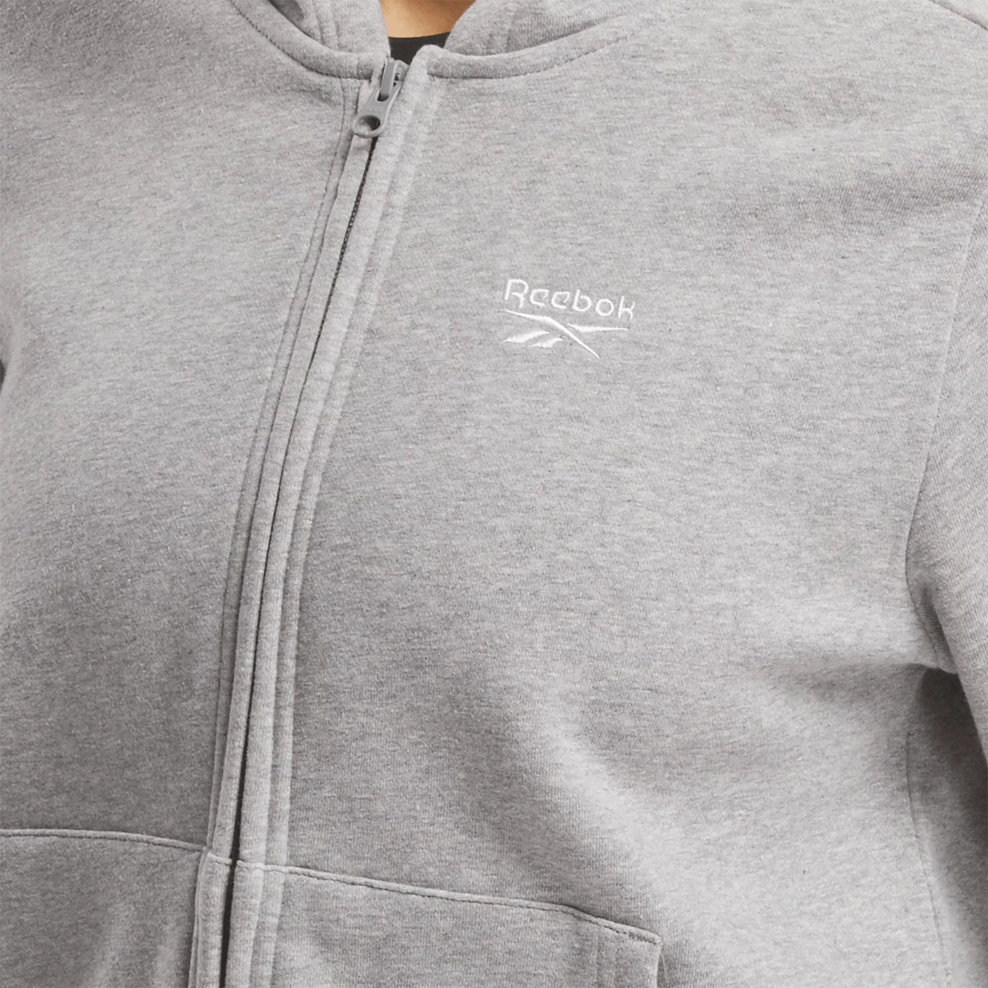 Women's Reebok Identity Small Logo Fleece Full-Zip Hoodie