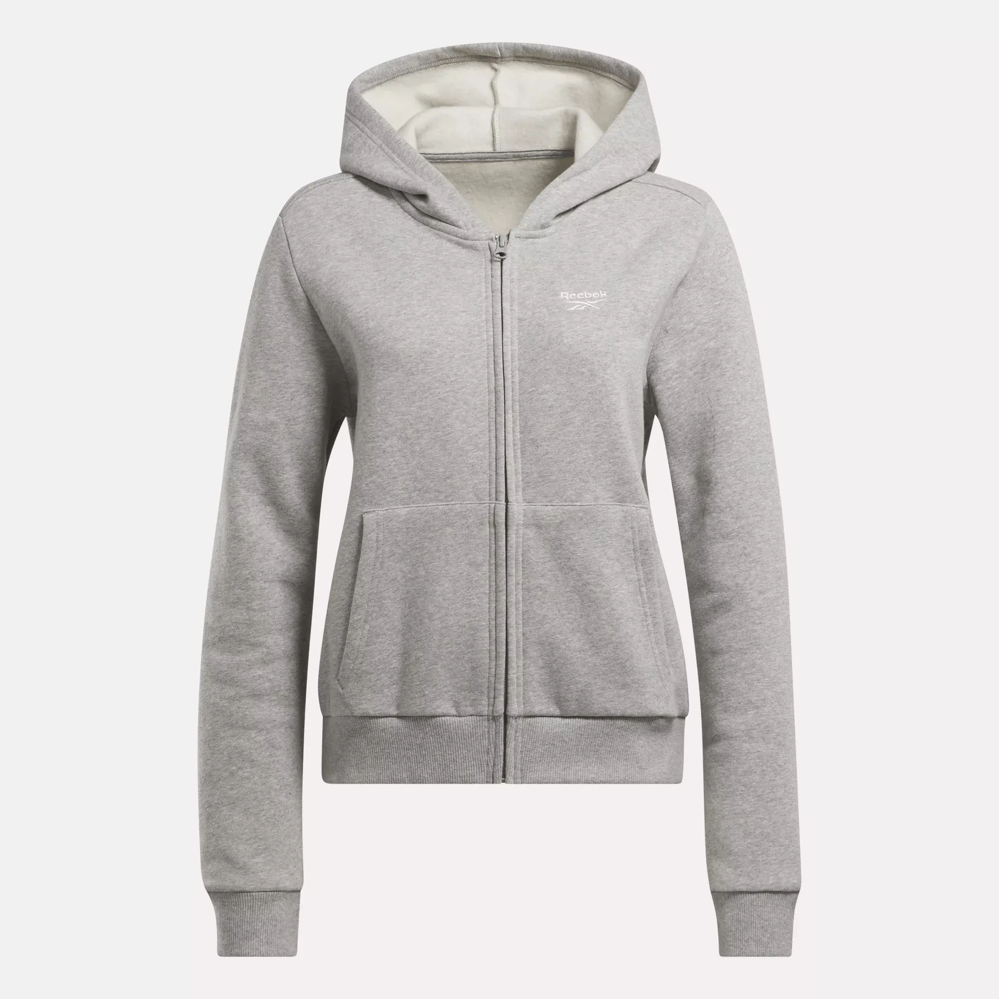 Women's Reebok Identity Small Logo Fleece Full-Zip Hoodie