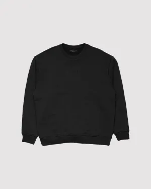 WORDMARK FLEECE CREWNECK OFF NOIR