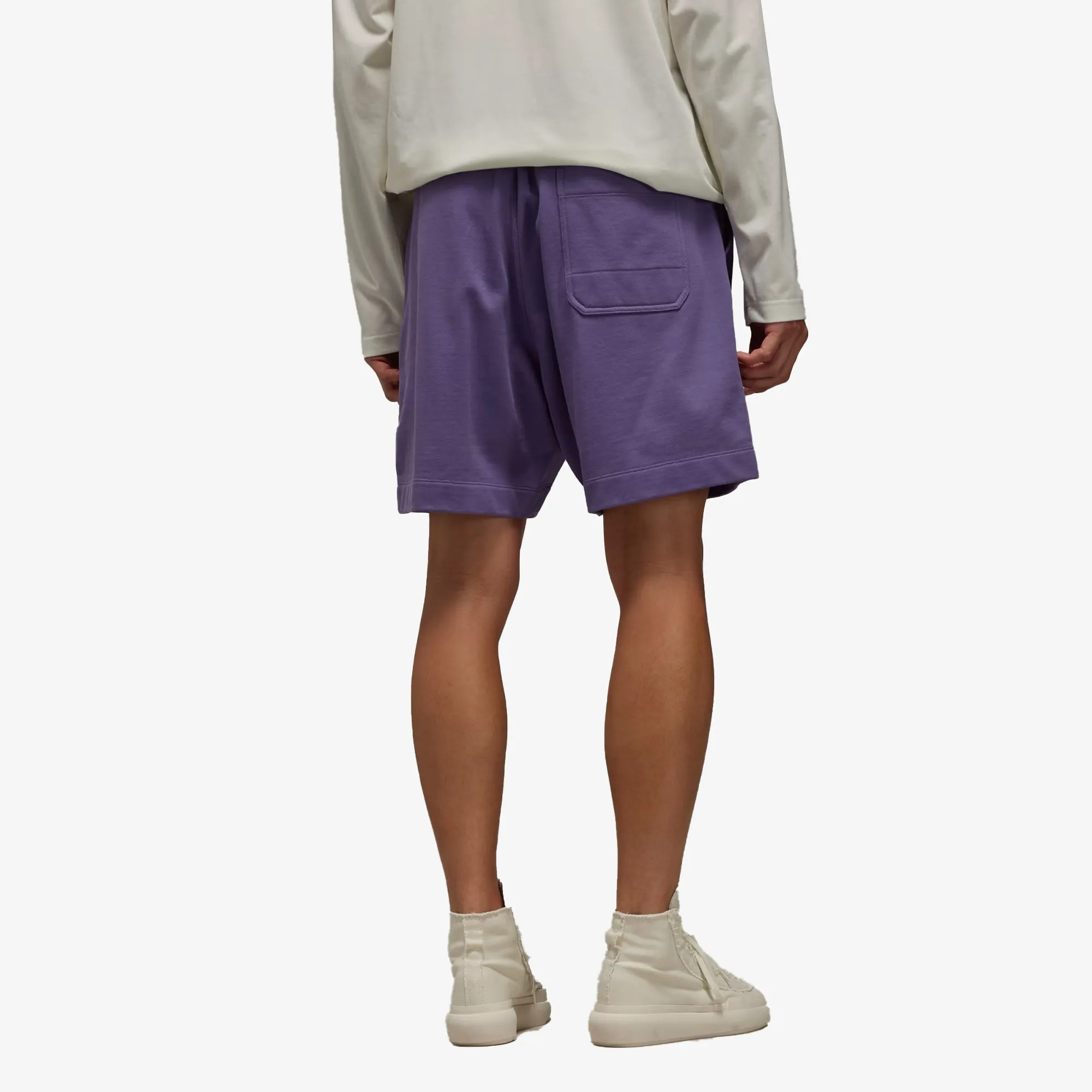 Y-3 | ORGANIC COTTON TERRY SHORTS  { TECH PURPLE