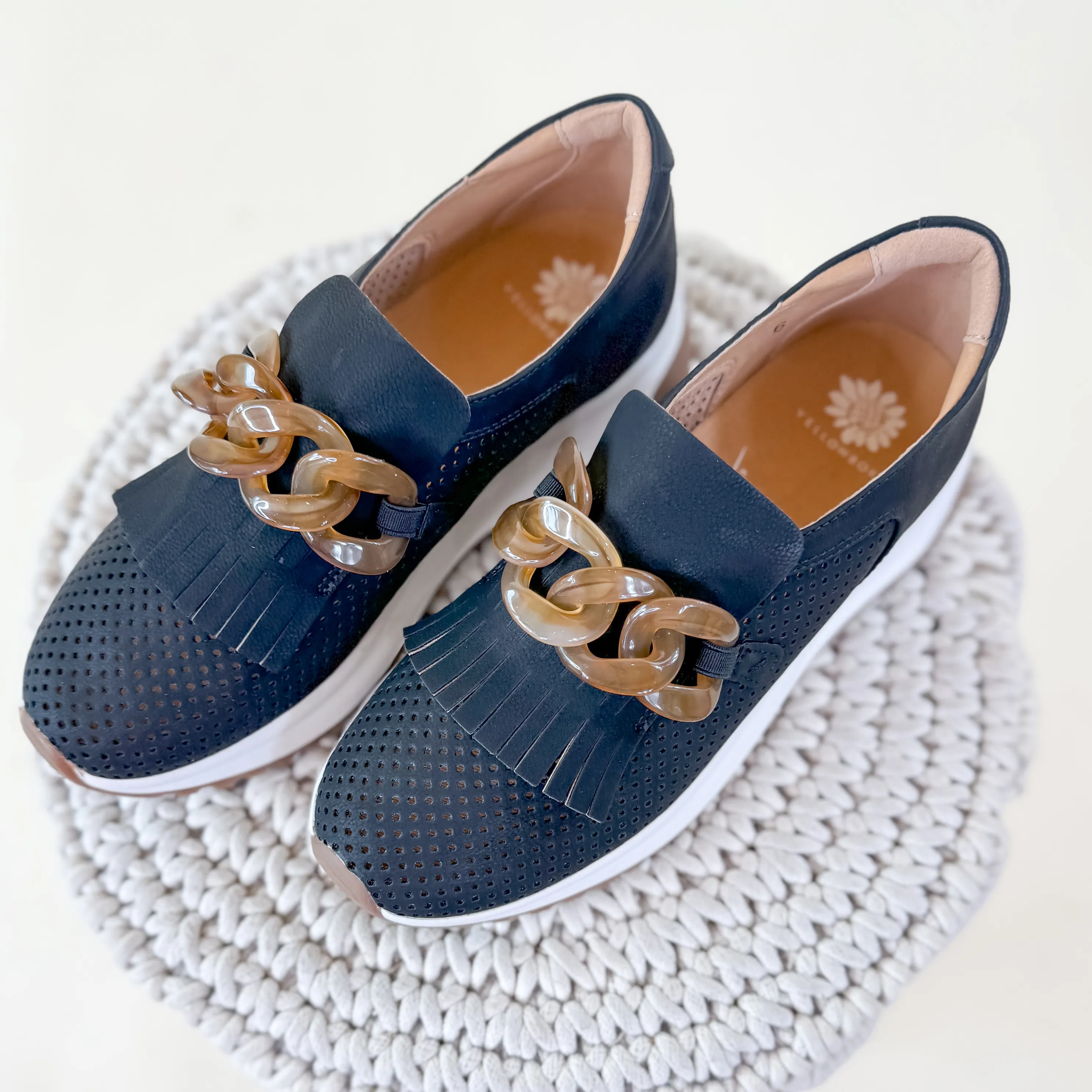 Yellow Box | Riska Slip-on Loafer in Black